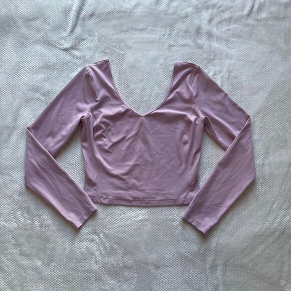 lululemon athletica Tops - LULULEMON LONG SLEEVE NULU PINK PEONY